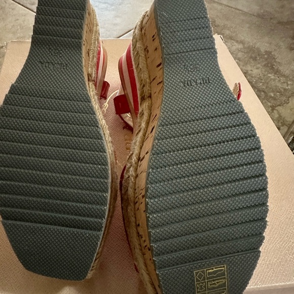 New Prada wedges shoes Red size 36.5 - Picture 4 of 12